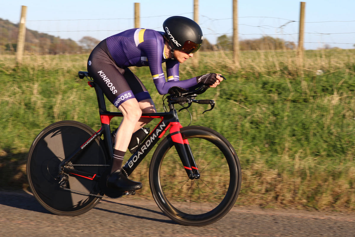 Richard Sanderson at the FCA Ladybank 10 mile Time Trial